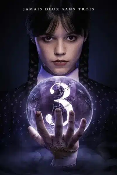 Affiche Wednesday Saison 3 Netflix 2025 – VIPTV.fr