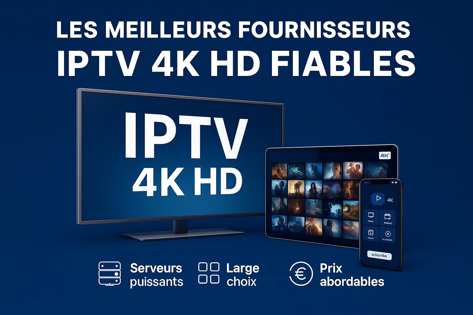 Appareils compatibles avec l'abonnement IPTV VIPTV : Smart TV, Firestick, Android et mobile